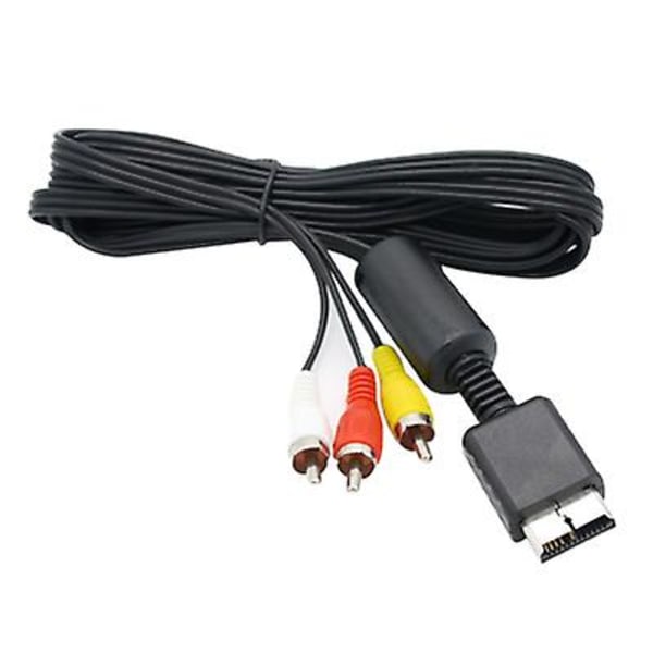 Audio Video AV Kabel Ledning Rca For Playstation Ps1, Ps2 Og Ps3 spillkonsoll