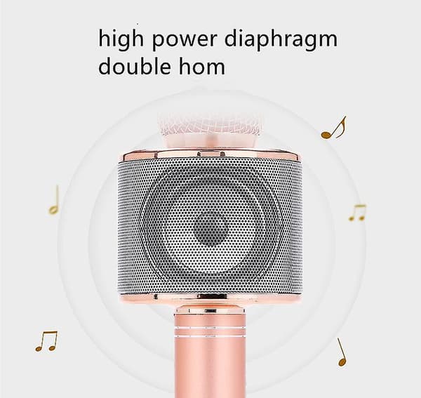 [LCS] Trådløs Bluetooth-mikrofon Håndholdt KTV Multifunksjon pink