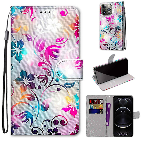 Etui til Samsung Galaxy A03s Malet Læder Cover Magnetisk Lukning