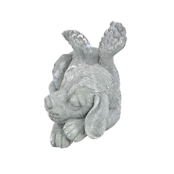Kæledyrssouvenirs, Resin Tegneserie Engel Hunde- og Kattevinger Ornamenter, Gravsten Monument, Have Hjem