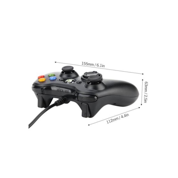 Lämplig för Xbox 360 trådbunden gamepad joystick