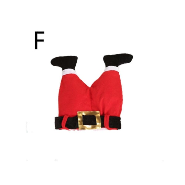 1 stk. Julebordshatter Langstripet Filt Plysj Alvehatt Ferietema Hatter Julebordstilbehør F