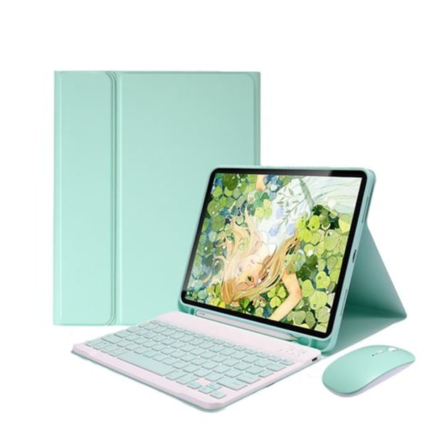 QWERTY Bluetooth Tangentbord Mus Skyddsfodral för Apple Ipad 1