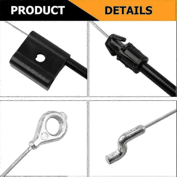 [LCS]2025 GC00036 Push Pull Kabel Passer til John Deere 21 tommer Selvkørende Plæneklipper JS60 JS60H JS61 JS63