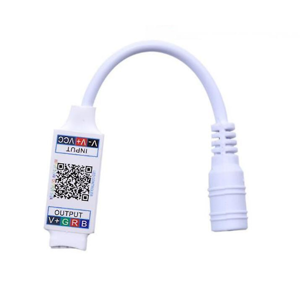 Wifi Mini Rgb Bluetooth Kontroller, DC 5V, 12V, 24V, Mini Musik Bluetooth white