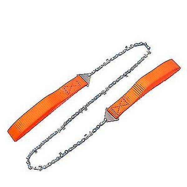11-tandad handwiresåg för utomhuscamping, 61 cm multifunktionell dragkedjesåg orange