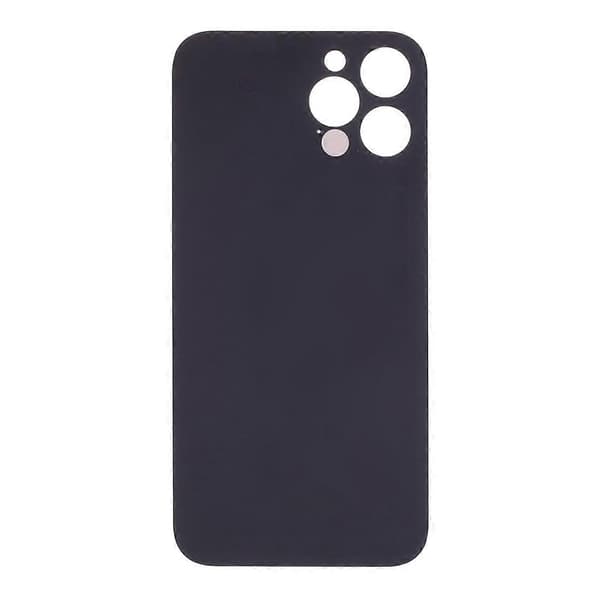 Til iPhone 12 Pro Max (Kameraobjektiv Ringhul Standardversion) Batterihus Cover Reparationsdel - B Multicolor Black