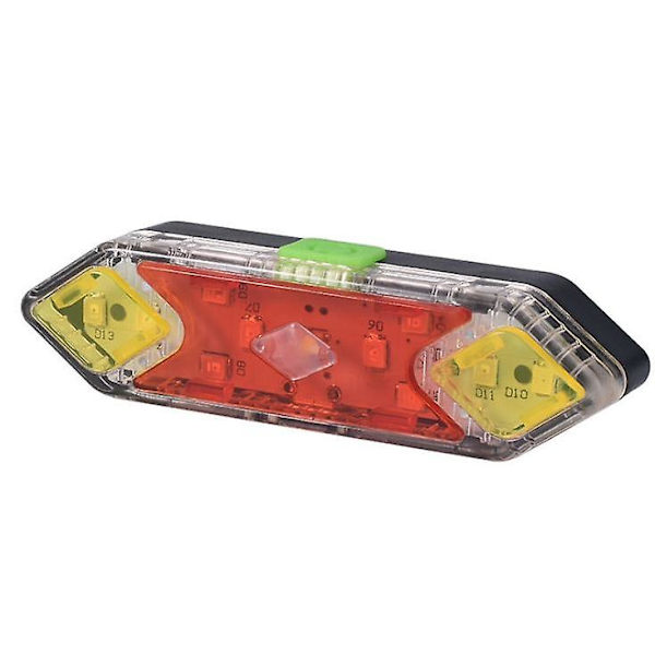 Ny Sykkel Baklys Sykling Vanntett USB Lading LED 2 Farger