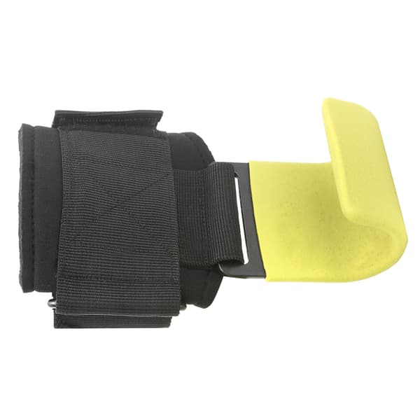 [LCS]Sport Tyngdlyftning Pull Up Hook Gym Styrketräning Styrkelyft Armband Bälte WrapGul Krok 0.3