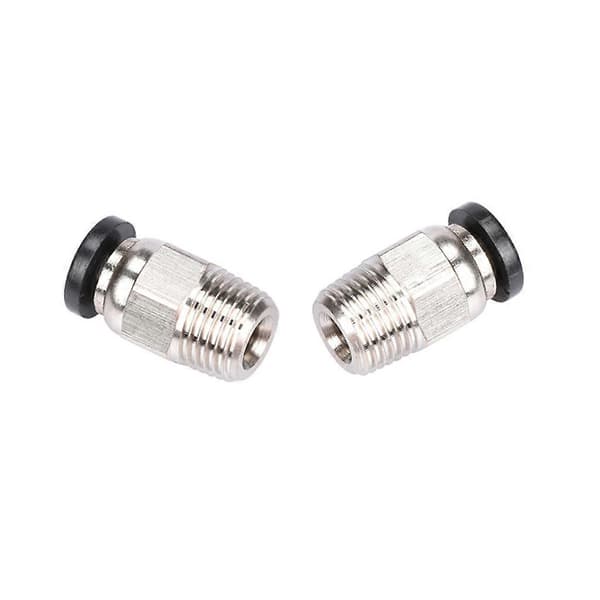 10 Stykker PC4-01 M10 Hurtigkobling Lige Pneumatisk Kobling Push-to-Connect
