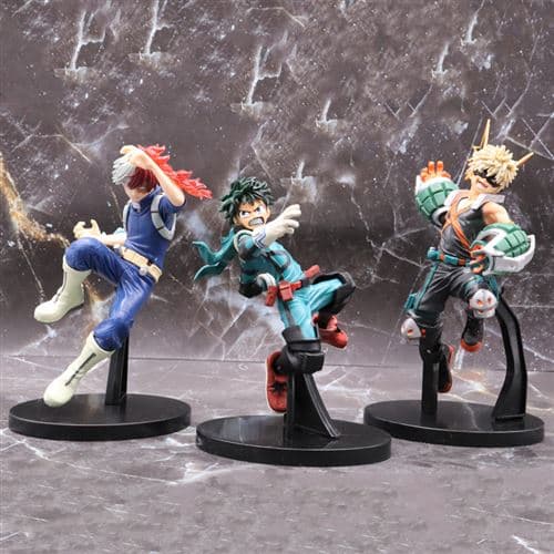 [LCS]Sæt med 3 figurer Delikat My Hero Academia Deku Ba