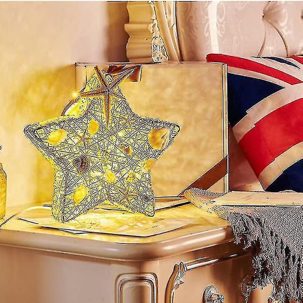 [LCS]Starlight Rattan nattlys Kreativ nattbordsdekorasjon