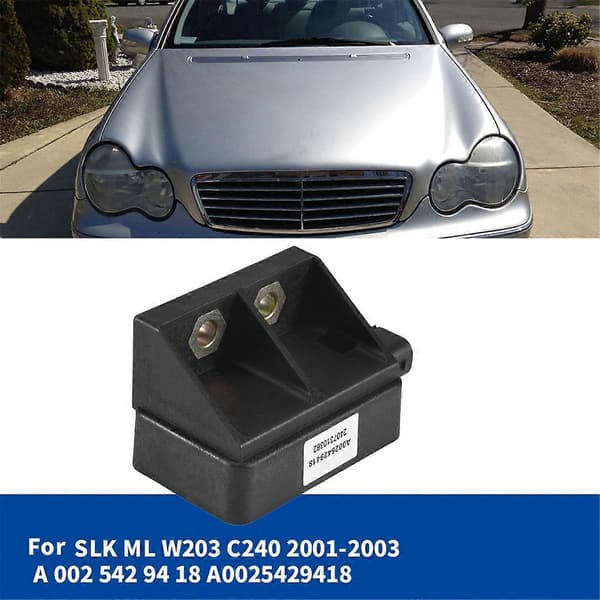 Bil YAW Rate Sensor Traction Control Module A0025429418 til ML W203 C240 2001-2003 A 002 542 94 18 Black