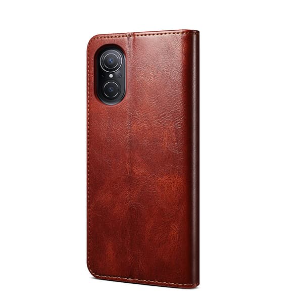 [LCS]Läderfodral kompatibelt med Huawei nova 9 SE Brown
