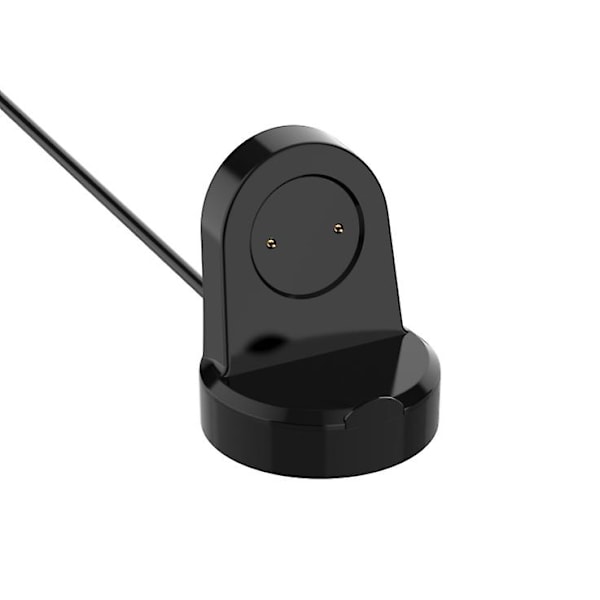 Bärbar Trådlös USB Snabbladdningsdocka Laddare Ställ för Klocka black