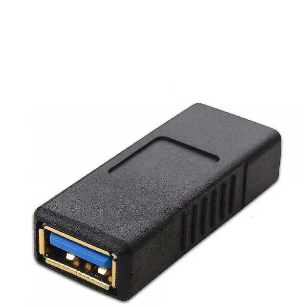 2st USB till USB adapter 3.0 förlängning hona till hona omvandlare kopplingskontakt