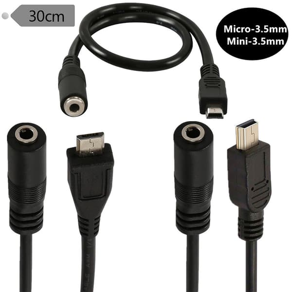 [LCS] Micro USB til 3,5 mm hodetelefonkontaktadapter Hodetelefonkabel 1(Micro USB)