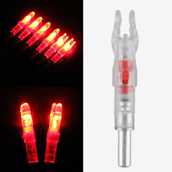 Automatiske LED Skytepilebuer 8Pcs Red
