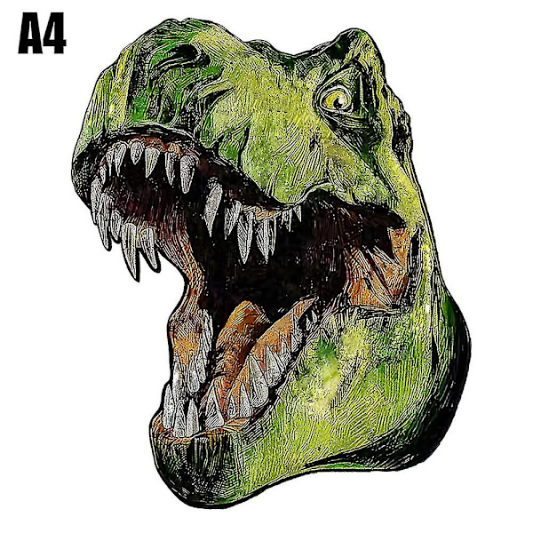 Puinen palapeli aikuisille lapsille eläimen muotoinen palapeli perhelelut lahja A4 dinosaur