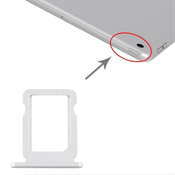 [LCS]SIM-kortbakke kompatibel med iPad Pro 12,9 tommer / iPad Pro 11 tommer Silver