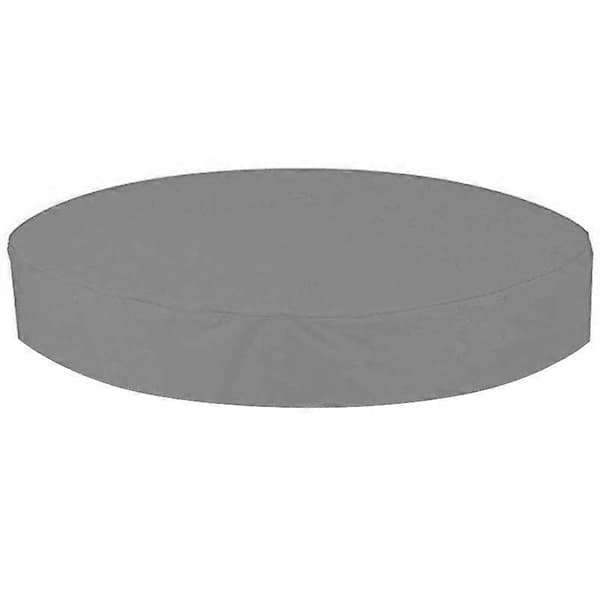 Runt Vattentätt Spabadskydd för Utomhusbruk, Dammskydd Gray 215x70cm