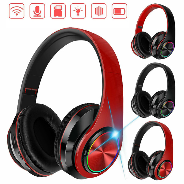 Bluetooth -headset Red Black