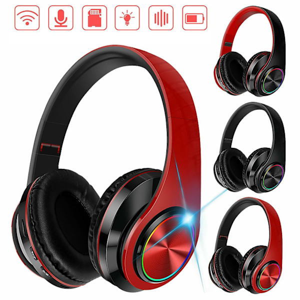 Bluetooth -headset Red Black