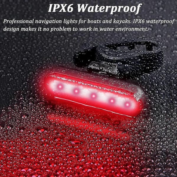 Kayak Navigation Light Stern Light Battery Powered, Waterproof Kayak Lights for Kayaking, Paddleboard Light