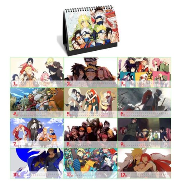 6-delars set med små dockor utsökta Naruto Sasuke Kakashi Jag älsk