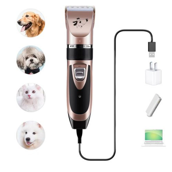 EDORRECO Kordløs Elektrisk Hundefrisør USB-Lading Lav