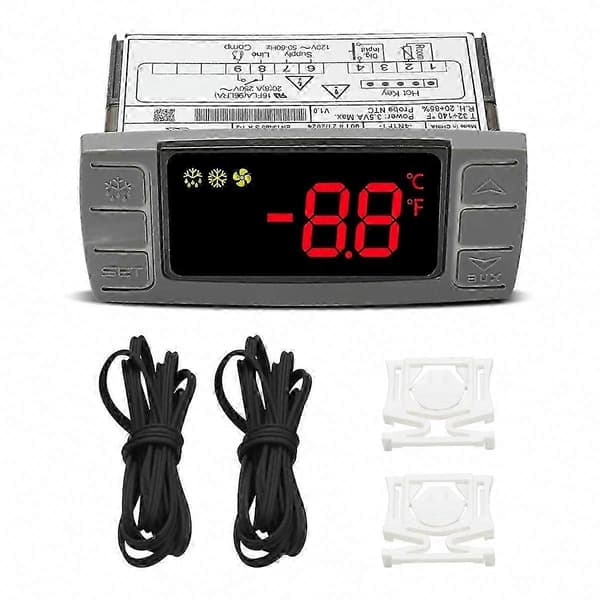 XR02CX-4N1F1 Temperaturregulator för kylskåp, digital termostatkontroll