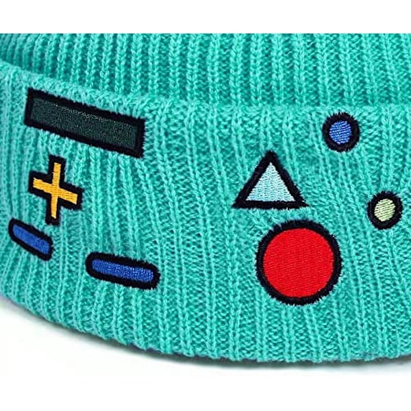 Grønn, One Size Høst/Vinter Strikket Lue Tegneserie Adventure Time