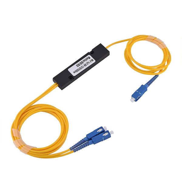 1 till 2 Singlemode SC Optisk Fiber Splitterkabel med SC-kontakt