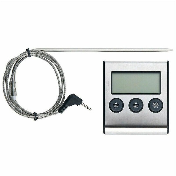 Digital Matlagning Kötttermometer För Grill Ugn BBQ Timer Sond