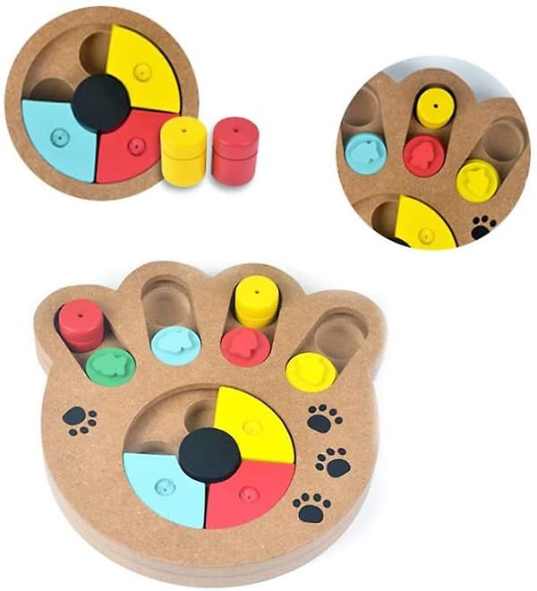 [LCS]Shuffle Bone Puzzle Toy, Intelligens Træningsfoderdispenser Style2