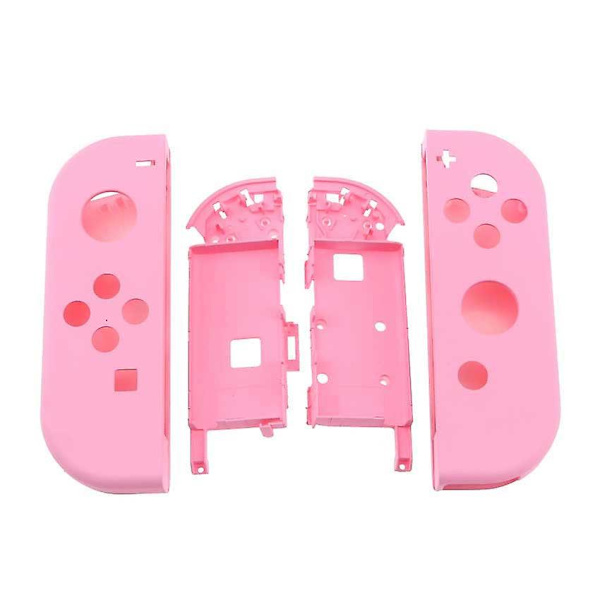 Yuxi plast vänster höger hölje skal ersättning Kompatibel med Nintend Switch NS NX Joy Con JoyCon handkontroll skyddsfodral White