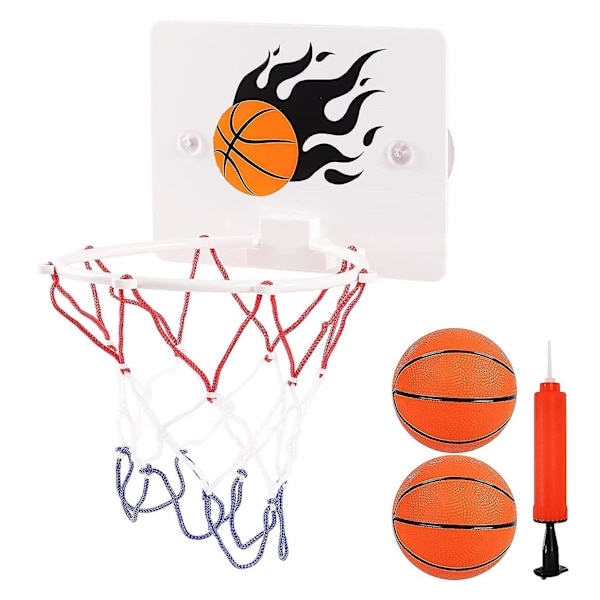 Mini Basketbollkorg Set Med Sugkopp Kompatibel med Badrum Kontor