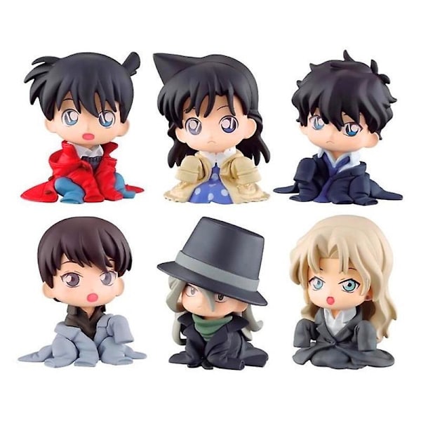 Detective Conan -sarjan Nendoroid-toimintahahmo kasvoilmeillä, PVC-pöytäkoriste, syntymäpäivälahja