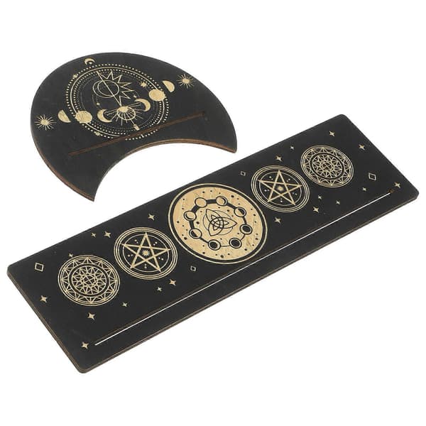 Puinen Tarot-korttipidike Tarot-korttien esittelytelineet ennustussarjaan 2 kpl