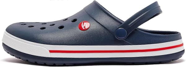 [LCS]SCSYV Unisex Have Clogs Sko Hjemmesko Sandaler til Mænd og Kvinder Navy 9.75inch
