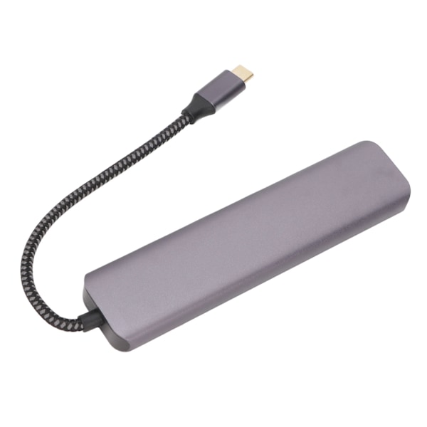 USB-C Hub 7-in-1 4K 1Gbps Ethernet 100W PD 2 USB3.0 -porttia USB–HDMI-moniporttisovitin