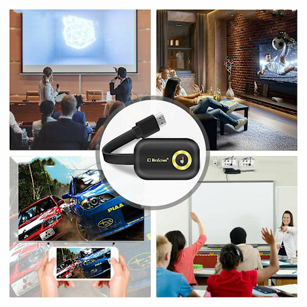 4k 1080p Hdmi Tv Display Adapter Airplay Dlna Stick Kompatibel med Android/mac/ios
