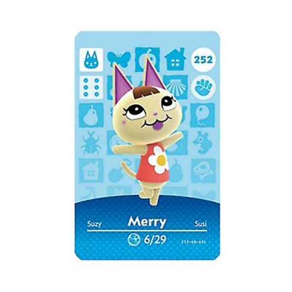 Nfc-spelkort för djurpassning, kompatibel Wii U - 252 Merry