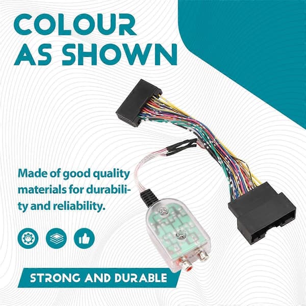 [LCS] For 2011-2018 Subwoofer Forsterker Adapter Plug and Play Kabelsett as shown