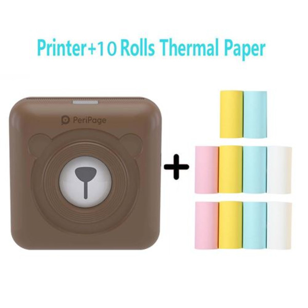 Bærbar 58mm Peripage Bluetooth Termisk Printer til Udskrivning