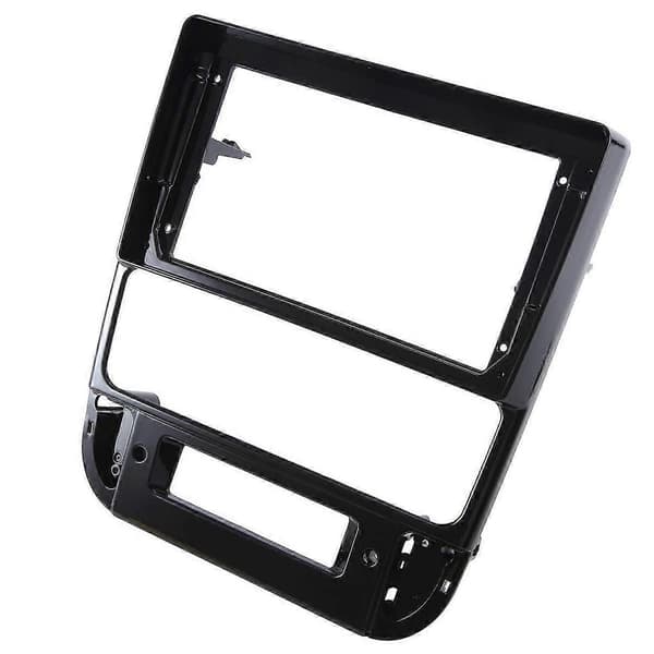 9 tums bilradiofascia för 406 1999-2004 Installera Facia Console Bezel Adapterplatta Trimskydd (svart)