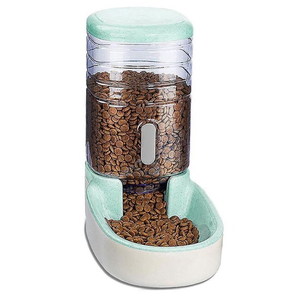 Kæledyr Katte Hunde Automatisk Vanddispenser 3,8 L Eller Foderautomat Kæledyr Automatisk Foderautomat Feeding Machine Green