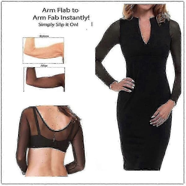 [LCS]Sömlös armformare kort beskuren navelnätkofta plus size armformare White L