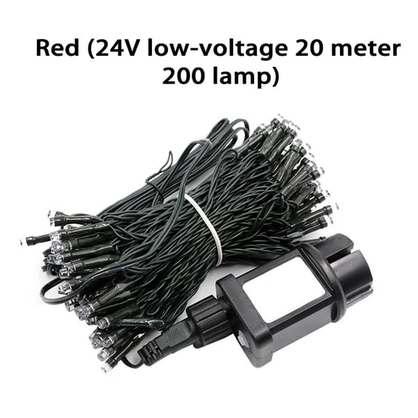[LCS]20M 200 LED Waterproof Orange String Lights for Halloween, Christmas Tree, Indoor & Outdoor Use, Connectable[JUN]