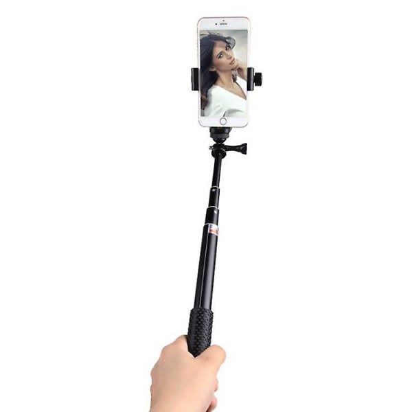 Adapter för smartphonestativfäste, justerbar telefonklämmahållare för stativ Monopod Selfie Stick för 2,3-4 tums mobiltelefon